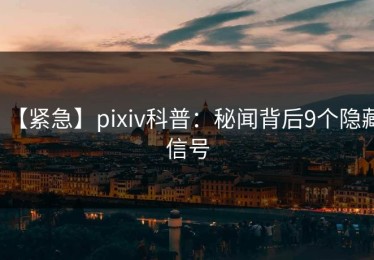 【紧急】pixiv科普：秘闻背后9个隐藏信号