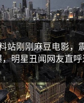 网曝爆料站刚刚麻豆电影，震撼真相惊爆，明星丑闻网友直呼过瘾